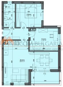 Тристаен апартамент в нова жилищна сграда в кв. Виница - 1 - Ricom Bulgaria
