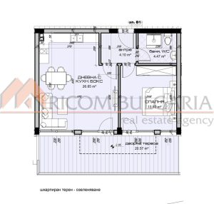 Просторен двустаен апартамент в нова жилищна сграда в кв. Виница - 2 - Ricom Bulgaria